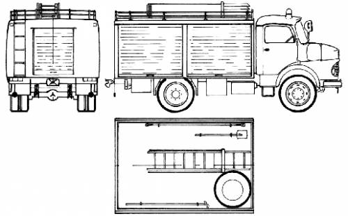 Mercedes-Benz LAF911 B Fire Truck (1979)