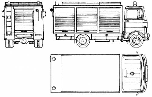 Mercedes-Benz LP813 Fire Truck (1980)