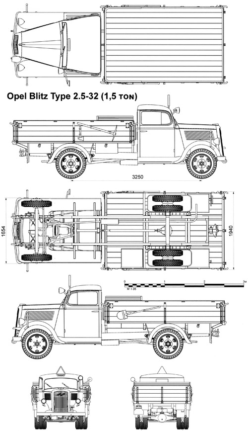 Opel Blitz 1.5ton 2.5-32