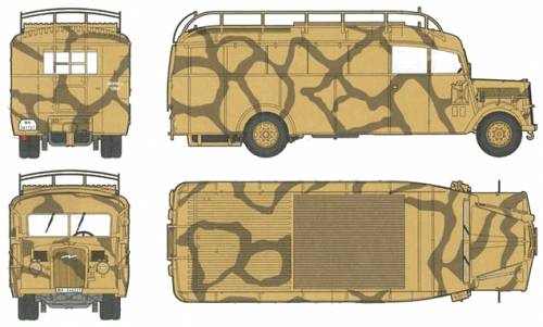 Opel Blitz Mobile Command Bus 36-47