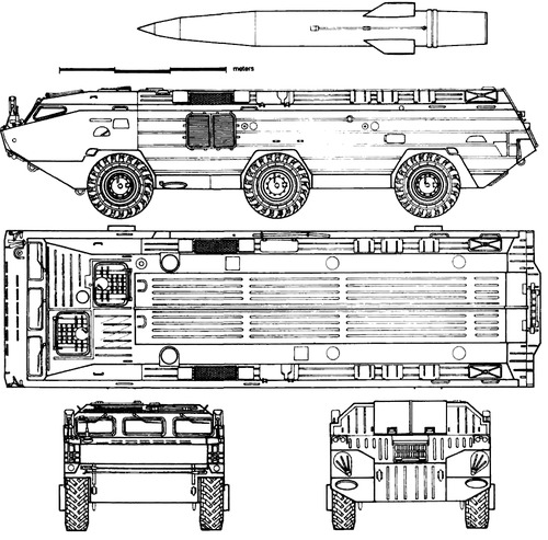 9P129 Tochka SS-21 Scarab