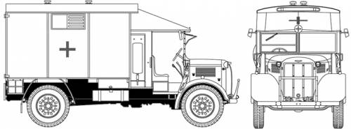 Austin K2-Y Ambulance 2-ton 4x2