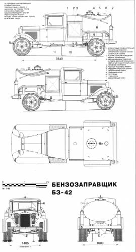 BZ-42 (refuel cargo) on GAZ-AA shassi