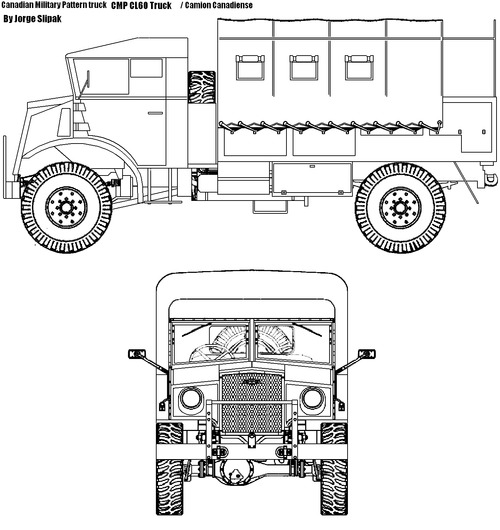 Canadian Military Patern Truck CL60 By Jorge Slipak