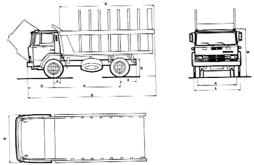 Ebro P137 7.5 Ton Sugar Cane Truck (1977)