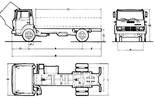 Ebro P170 11.5 Ton Truck (1977)