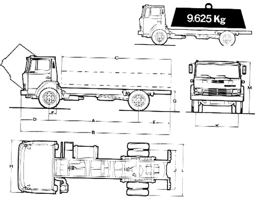 Ebro P2P137 Turbo 9 Ton Truck (1977)