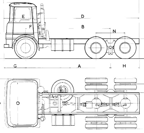 ERF Model 66 CU220 250 15 Ton Tandem Truck (1967)