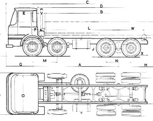 ERF Model 68GX Tandem 15 Ton Tipper Truck (1966)