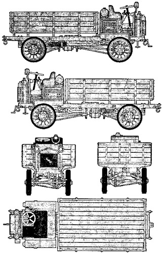 FWD Model B 3-ton Lorry (1917)