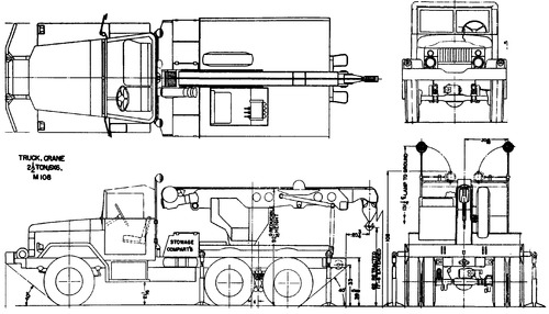 REO M108 2.5ton 6x6 Wrecker (1959)