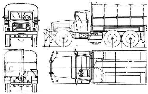 REO M34 2.5ton 6x6 Cargo (1959)