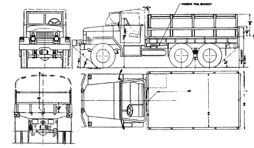 REO M35 2.5ton 6x6 Cargo (1959)