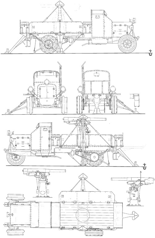 Russo-Balt T & 76mm (1914)
