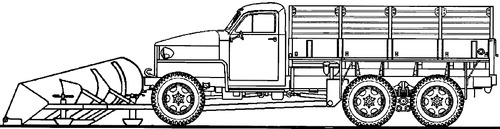 Studebaker US-6 Snow Plow