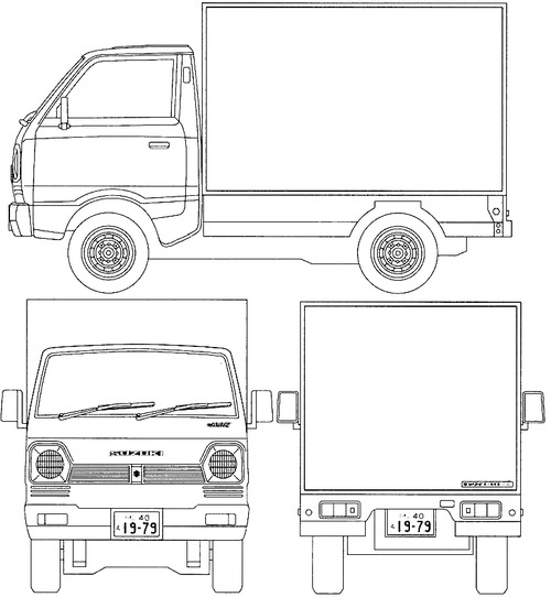 Suzuki Carry Panel Van ST30 (1979)