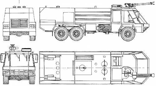 Titan Rosenbauer Simba  Fire Truck (1985)