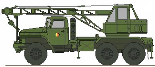 Ural-375 8T210 Crane