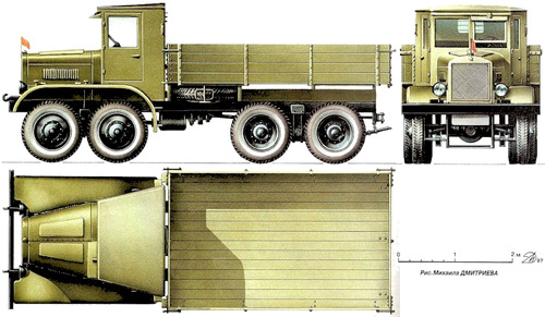 YaG-12 (Soviet concept truck made by YaGAZ)