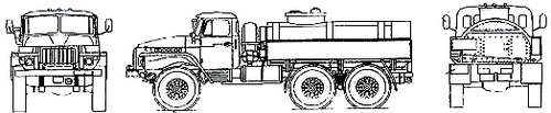 Ural 375D Fuel Tanker