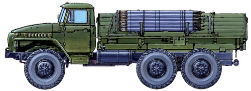 Ural 43202 9F37M Missile Transporter