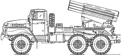 Ural-4320 BM-21-1 Grad