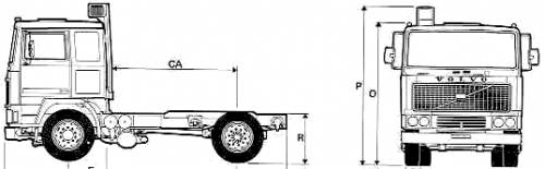 Volvo F12 4x2 Truck (1977)