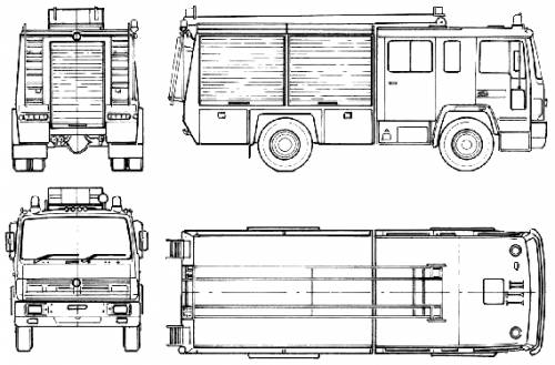 Volvo FL613 Fire Truck (1973)