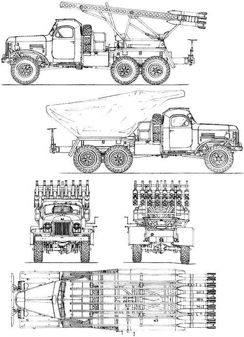 ZiL-157 BM-13-16 Katyusha