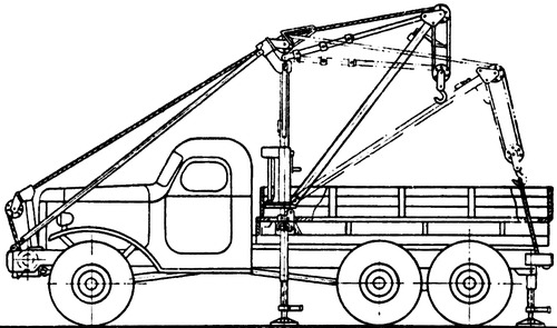 ZiL-157 KM-61 Crane