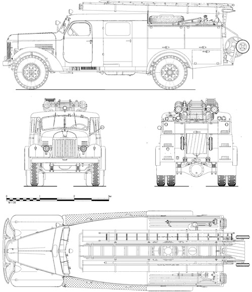 ZIL-157 PMZ-52 Fire Tanker (1961)
