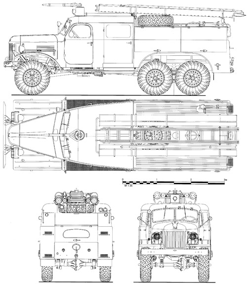 ZIS-151 PMZ-27A Fire Tanker