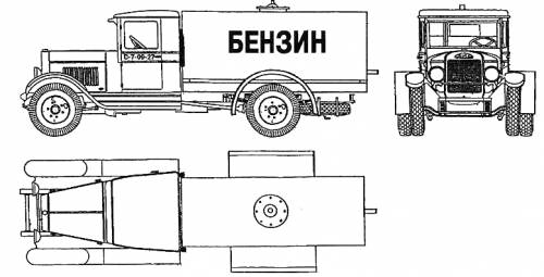 ZIS-5 BZ Fuel Truck