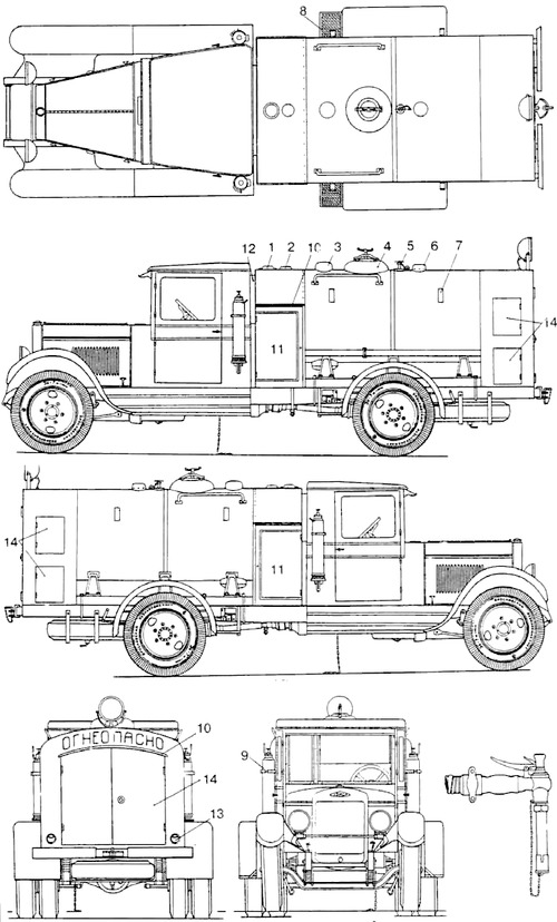 ZIS-6 BZ-39 Fuel Truck