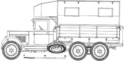 ZiS-6 PARM-1 Aircraft Field Repair Truck