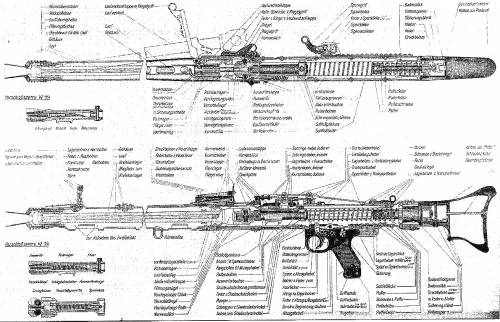 MG42 technical drawing