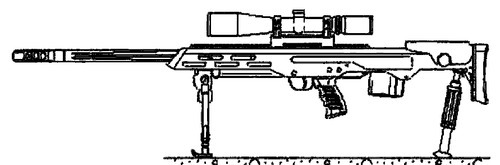 OBR SM Bor 7.62mm Sniper Riffle