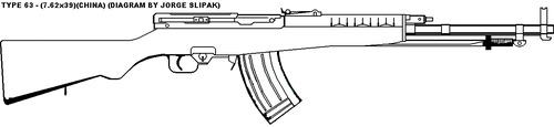 Type 63 Rifle - Caliber 7.62x39