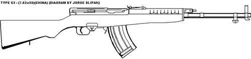 Type 63 Rifle - China - 7.62x39 - Without Bayonet