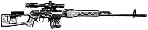 Dragunov 1963 Sniper Rifle