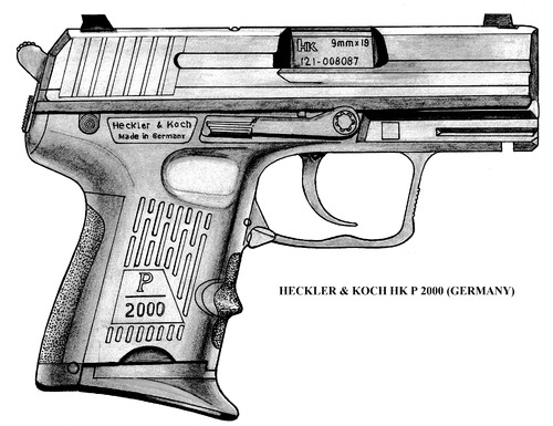 HK P2000 pistol