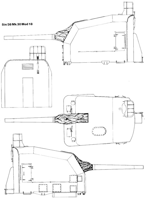 US Navy 5inch Mk 30 Gun