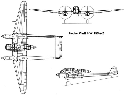 Focke-Wulf Fw 189A-2 Uhu