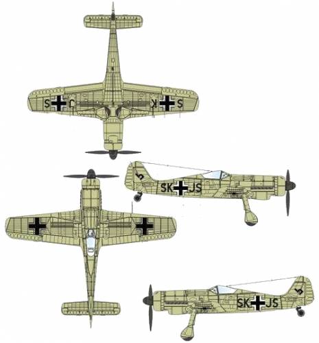 Focke-Wulf Fw 190 C-0 V-13