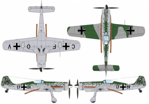 Focke-Wulf Fw 190 C-0 V-15
