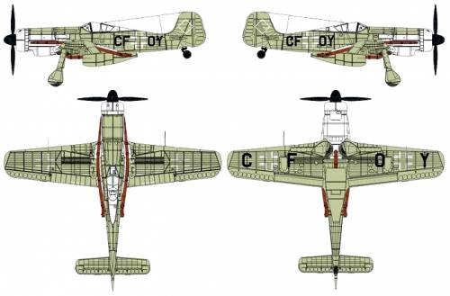Focke-Wulf Fw 190 C-0 V-18