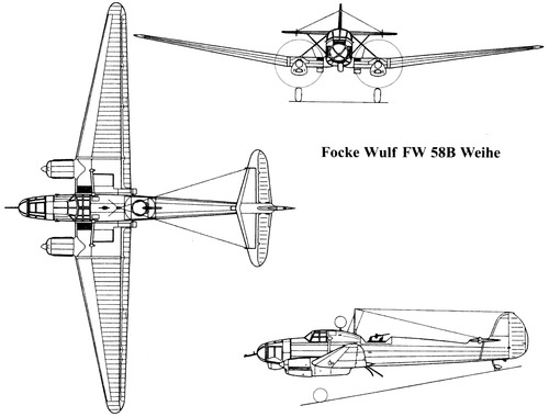 Focke-Wulf Fw 58B Weihe