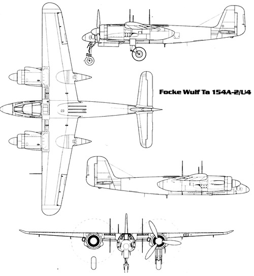 Focke-Wulf Ta 154A-2U4 Moskito