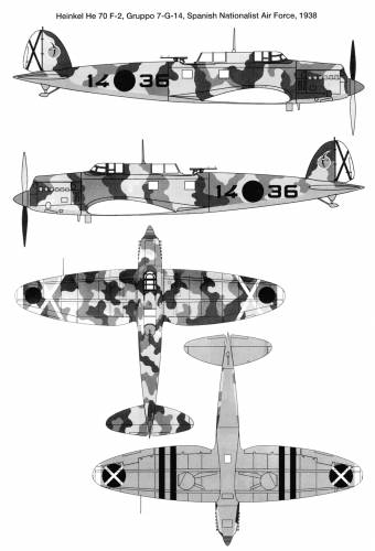 Heinkel He 70 F-2, Gruppo 7-G-14 (1938)
