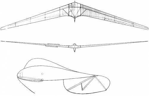 Horten Ho IV.a Flying Wing Sailplane